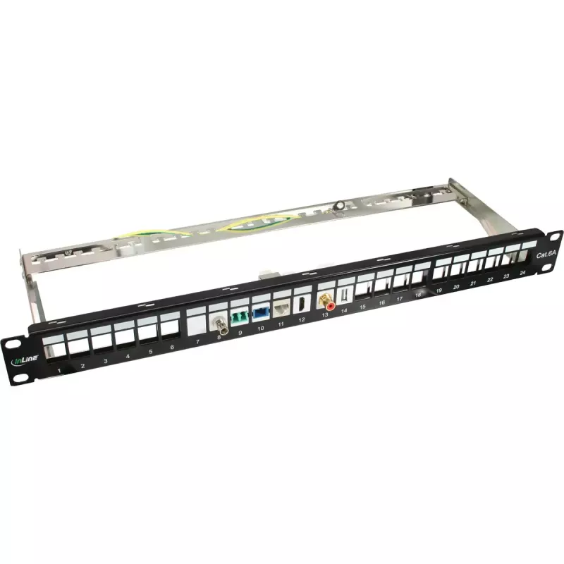 RJ45 Keystone Jack Snap-In module InLine 76202F Cat.6a