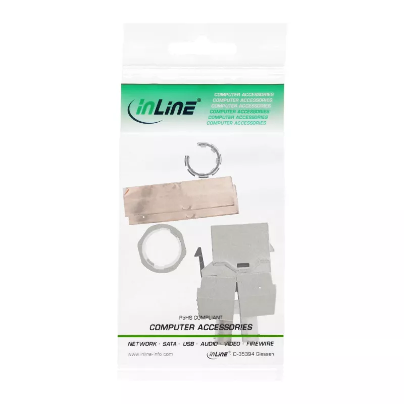InLine RJ45 Keystone Jack Snap-In module Cat.8.1
