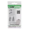 InLine Keystone RJ45 jack slim, SNAP-In, Cat.8.1, integrated cable tie