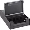 InLine Surface Mount Box for keystone 4x RJ45 black 76202X