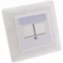 InLine Frame set for 2x RJ45 Keystone SNAP-In 90°, white RAL9010