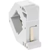 InLine Keystone Mounting for DIN rail, 1-port, light grey