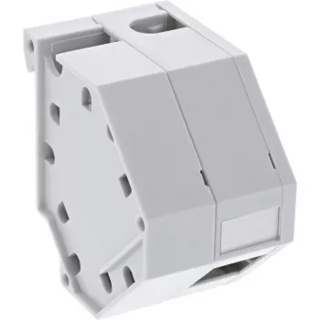 InLine Keystone SNAP-In Fiber Keystone module holder, 1-port for DIN rail
