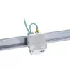 InLine Keystone SNAP-In Fiber Keystone module holder, 1-port for DIN rail