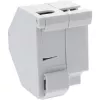 InLine Keystone SNAP-In Fiber Keystone module holder, 1-port for DIN rail