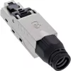 InLine RJ45 plug Cat.6A 500MHz, field-installable, shielded, with screw cap