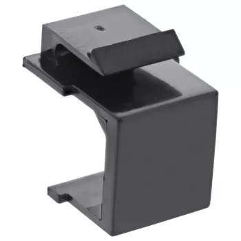 InLine Keystone SNAP-In blind cover for module slot, black, 10 pcs.