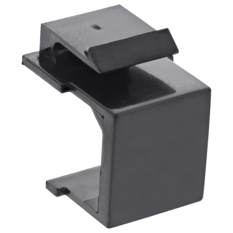 InLine Keystone SNAP-In blind cover for module slot, black, 10 pcs.
