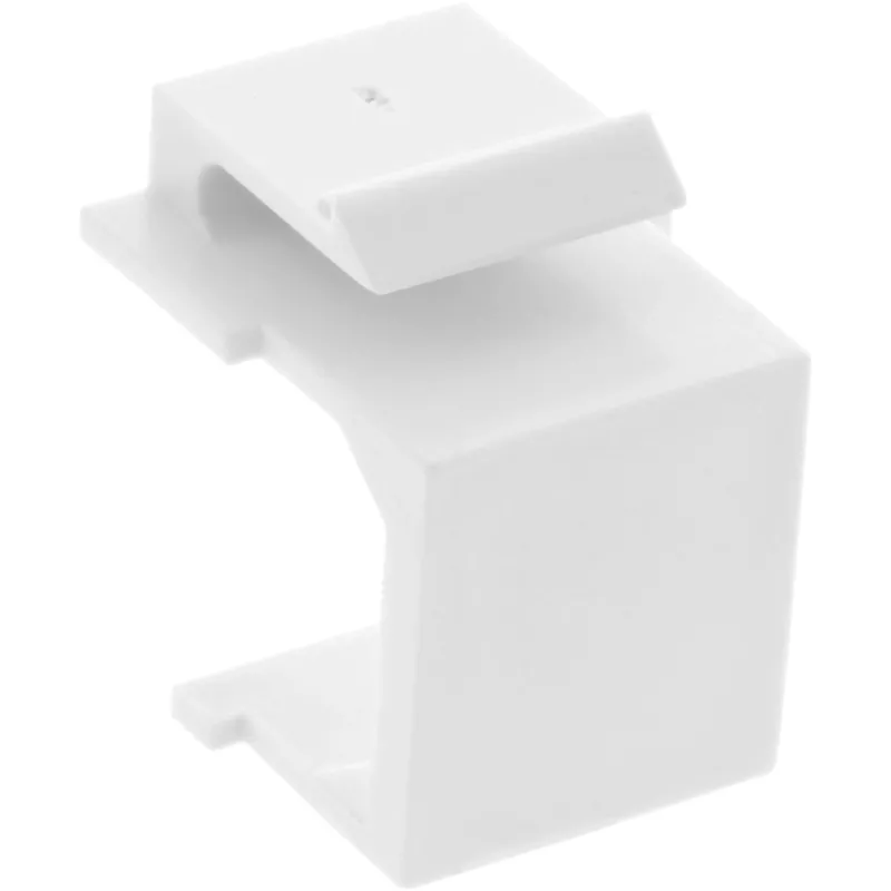 InLine Keystone SNAP-In blind cover for module slot, white, 10 pcs.