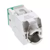 InLine Keystone RJ45 jack, shielded, Cat.6A, green 8-pack