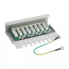 InLine Patch Panel Cat.6 8 Port for desktop grey RAL7035