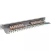 InLine Patch Panel Cat.6 16 Port 19 inch 1HE light grey RAL7035