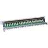 InLine Patch Panel Cat.6 24 Port 19 inch 1HE light grey RAL7035