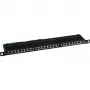 Patch Panel Cat.6 InLine 76224B 24 Port 19 inch 0.5U Black RAL9005