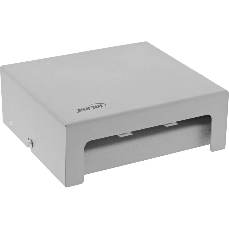 InLine Desktop Consolidation Point Box 6x Keystone RJ45, metal, RAL7035