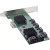InLine Interface card, 8x SATA 6Gb/s controller, PCIe 2.0 (PCI Express)