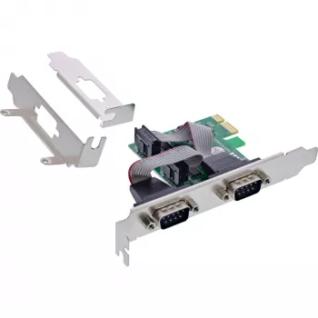 InLine Interface Card 2x Serial 9 Pin PCIe PCI-Express Male