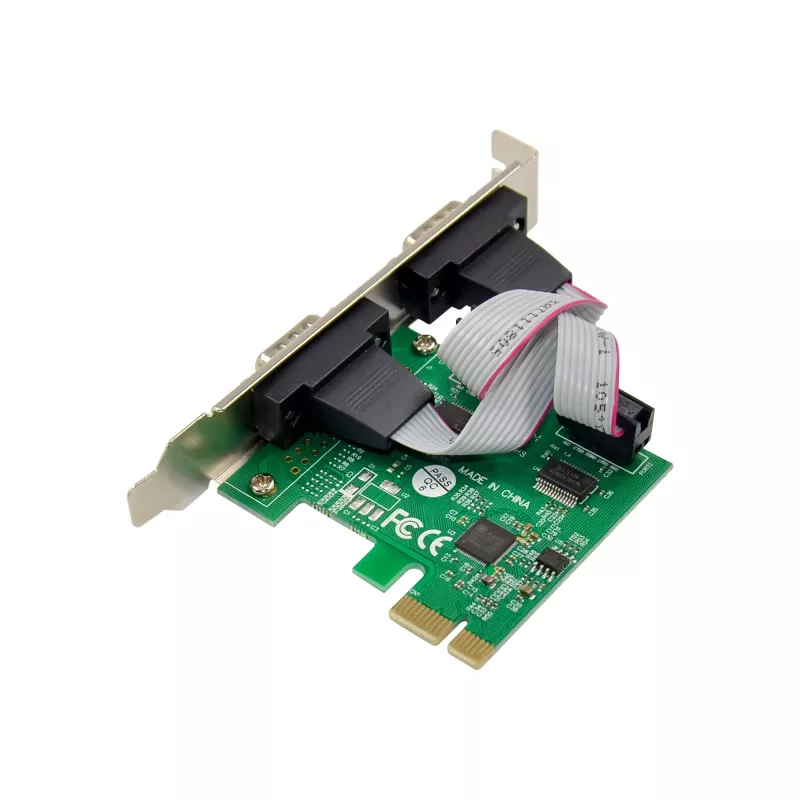 InLine Interface Card 2x Serial 9 Pin PCIe PCI-Express Male