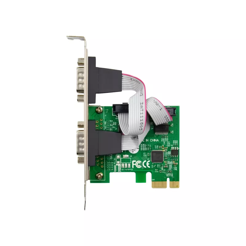 InLine Interface Card 2x Serial 9 Pin PCIe PCI-Express Male