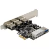 InLine 76662D interface cards/adapter Internal Molex 4-pin, USB 3.2 Gen 1 (3.1 Gen 1)