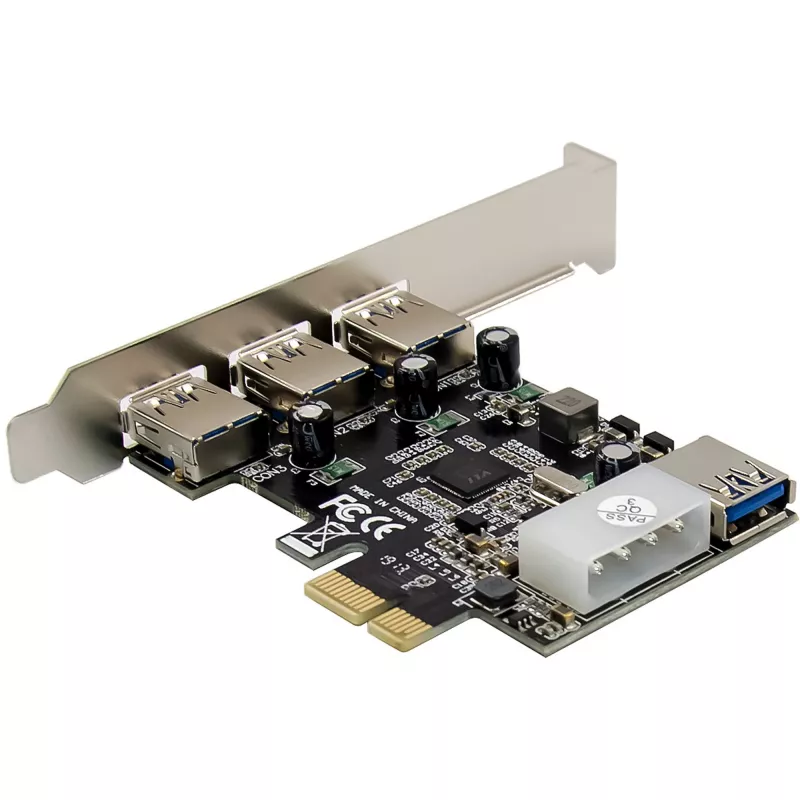 InLine 76662D interface cards/adapter Internal Molex 4-pin, USB 3.2 Gen 1 (3.1 Gen 1)