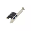 InLine 2+2ports USB 3.2 Gen.1 host controller, PCIe, w/SATA power + LP bracket