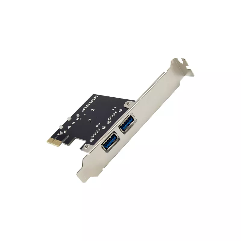 InLine 2+2ports USB 3.2 Gen.1 host controller, PCIe, w/SATA power + LP bracket