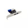 InLine 2+2ports USB 3.2 Gen.1 host controller, PCIe, w/SATA power + LP bracket