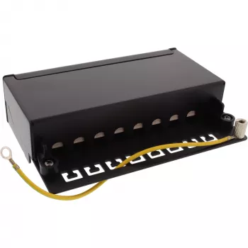 InLine Patch Panel Cat.6A table / wall assembly 8 Port black RAL9005