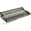 InLine Patch Panel Cat.6A table / wall assembly 12 Port black
