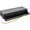 InLine Patch Panel Cat.6A table / wall assembly 12 Port black