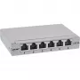 InLine Patch panel Cat.6A 0.5U 6-port, table/wall/rail, grey with dust prot.