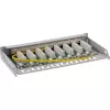 InLine Patch panel Cat.6A 0.5U 8-port, table/wall mounting light grey RAL7035