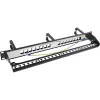 InLine Patch panel Cat.6A 16-way 19 inch 1U Black