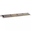 InLine 19 inch patch panel Cat.6A 0.5 U 24-port, with dust protection, grey