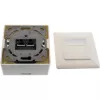 InLine Cat.6A wall outlet box surface or flush mount 2x RJ45 socket 76842S
