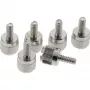 Thumbscrews for enclosures InLine 77770A silver 6pcs pack
