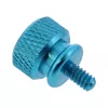 Thumbscrews for enclosures InLine 77770B blue aluminium 10pcs pack