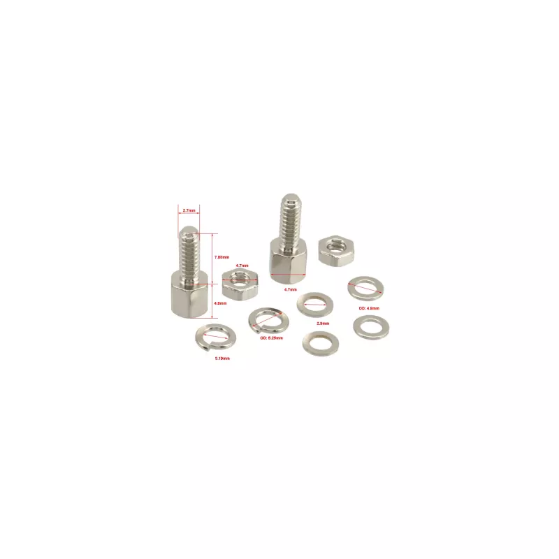 InLine Screw Kit Sub-D Installation Kit 10 pcs.