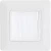 Wall frame with brush pass InLine 78501 for TV, plastic, white RAL9010, 80×80 mm