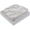 InLine FTTH empty termination box for up to 4x LC duplex / 4x SC simplex, white