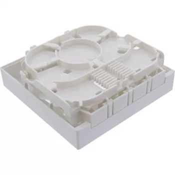 InLine FTTH empty termination box for up to 4x LC duplex / 4x SC simplex, white