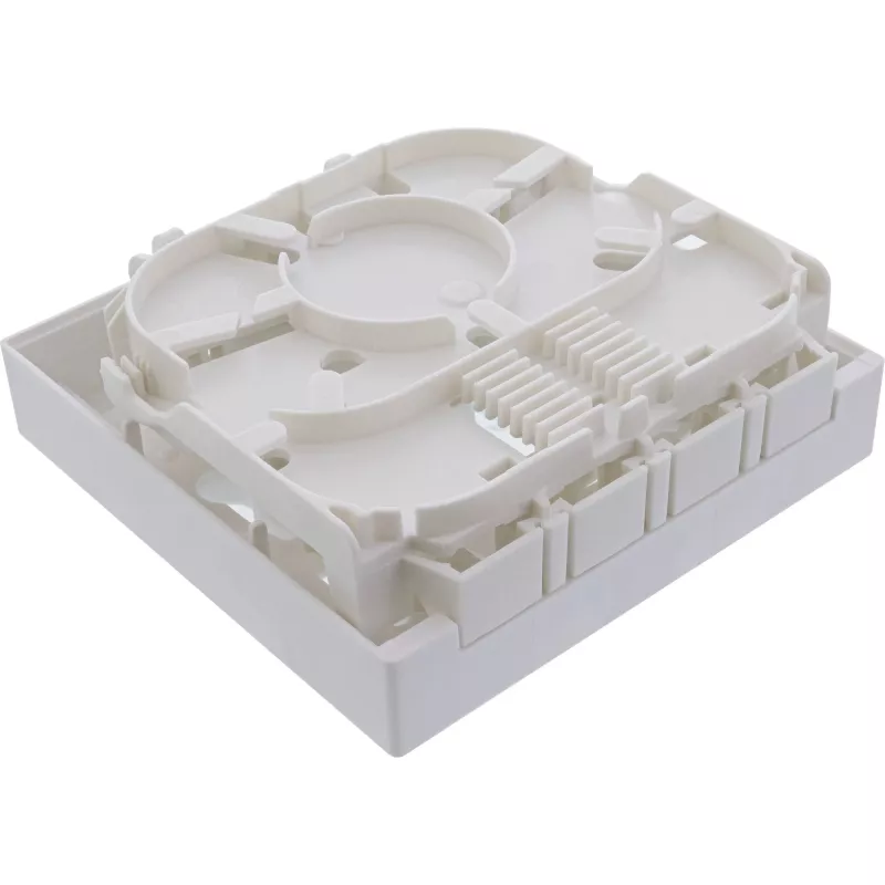 InLine FTTH empty termination box for up to 4x LC duplex / 4x SC simplex, white