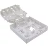 InLine FTTH empty termination box for up to 4x LC duplex / 4x SC simplex, white