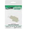 InLine Fiber optical Adapter duplex LC/LC female MultiMode ceramic sleeve