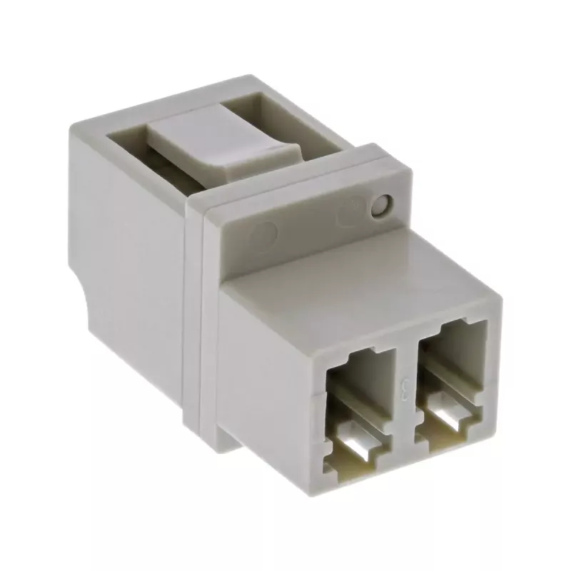 InLine Fiber optical Adapter duplex LC/LC female MultiMode ceramic sleeve