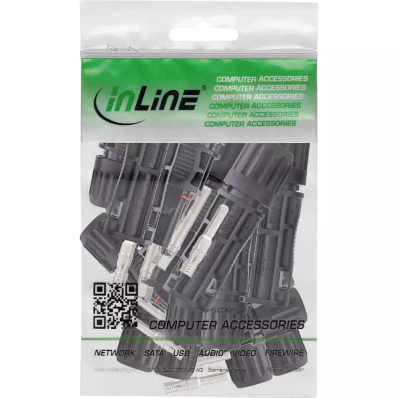 InLine 94010 wire connector Standard4/MC4/PV4 Black Male/Female