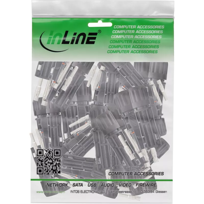 InLine 94020 wire connector Standard4/MC4/PV4 Black Male/Female