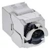 Keystone module InLine B-76202Q — flat grey RJ-45, 14.5×31.8×19.4 mm