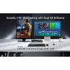 ATEN 2-Port USB 4K HDMI Dual-Display KVMP Switch (Cables included)
